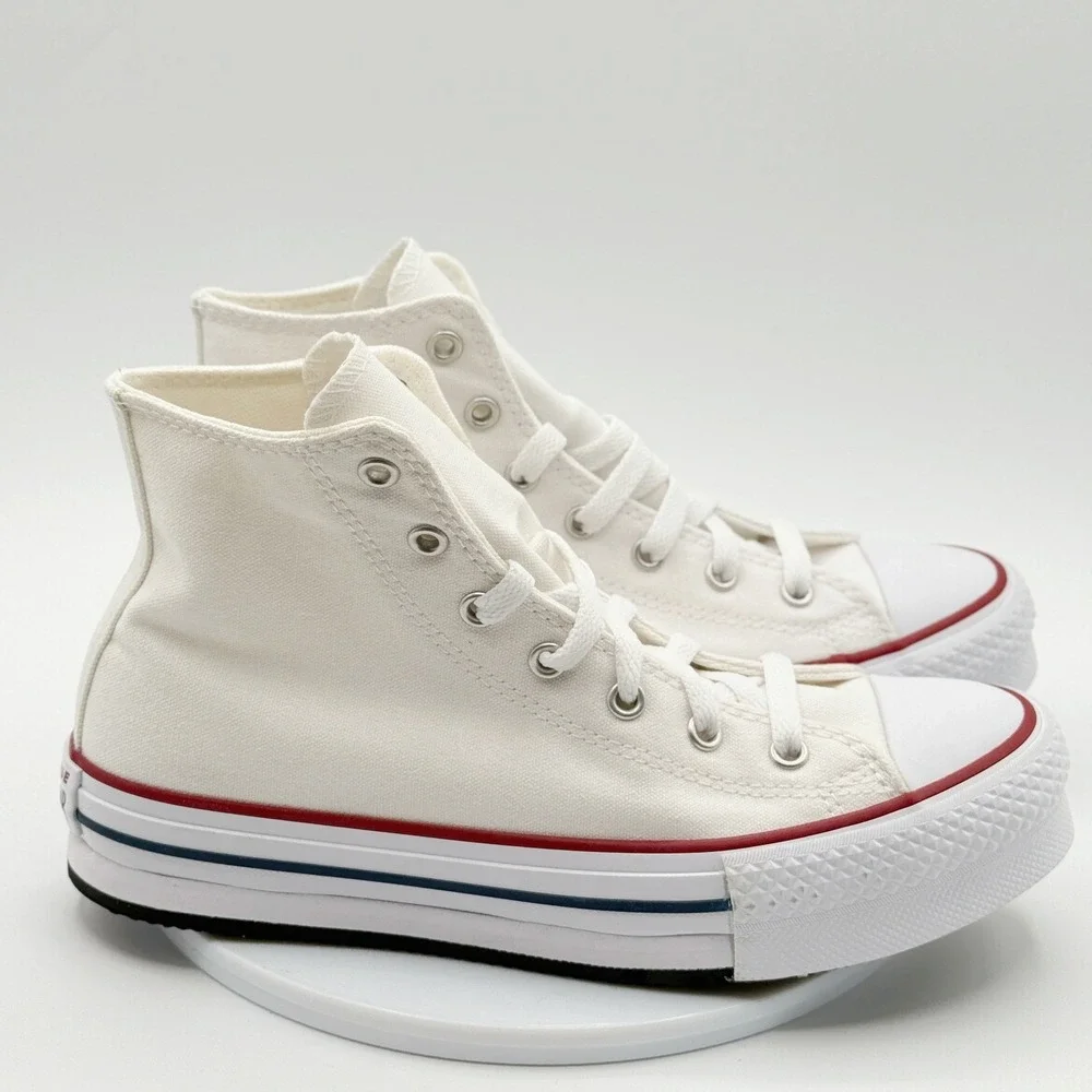 Converse Chuck Taylor All Star Eva Lift High Top Size 5.5 Big Kids White 272856F